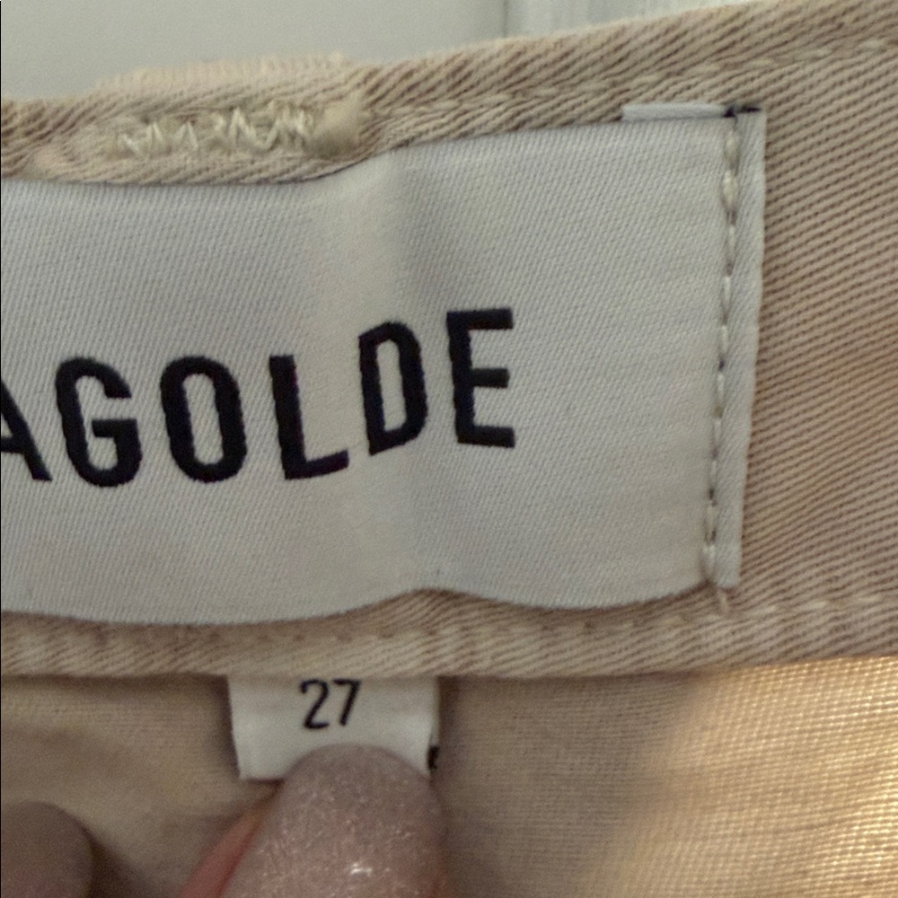 AGOLDE NWT Tan Cotton Chino Pants - Picture 4 of 6